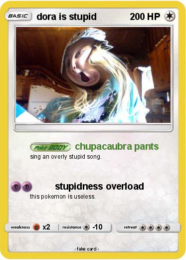 Pokemon dora is stupid