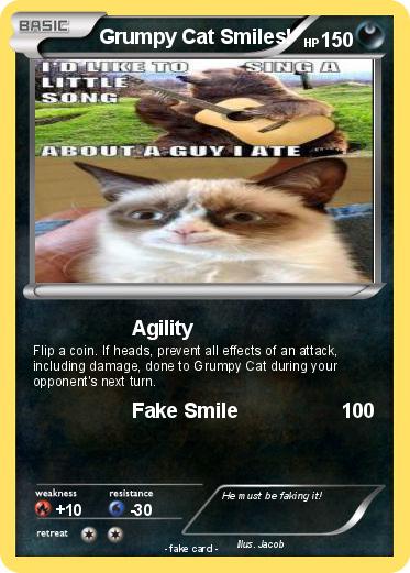 Pokemon Grumpy Cat Smiles!