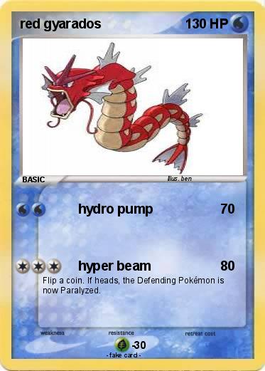 Pokemon red gyarados