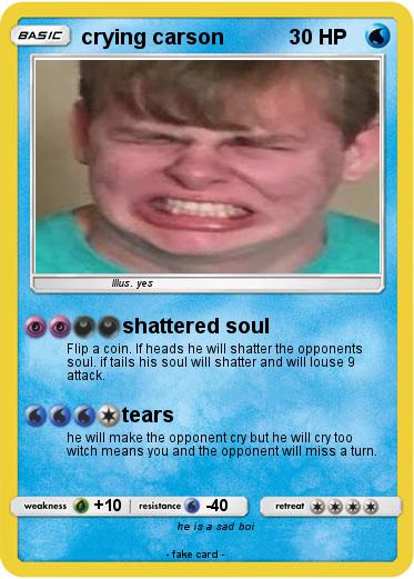 Pokemon crying carson