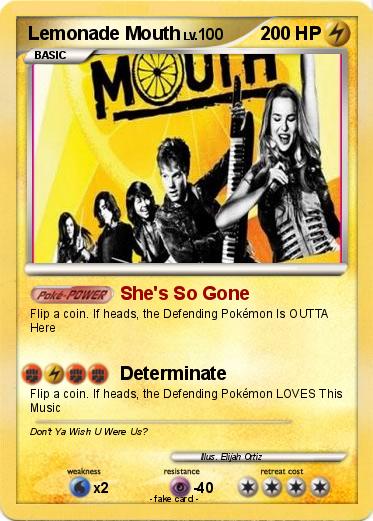 Pokemon Lemonade Mouth