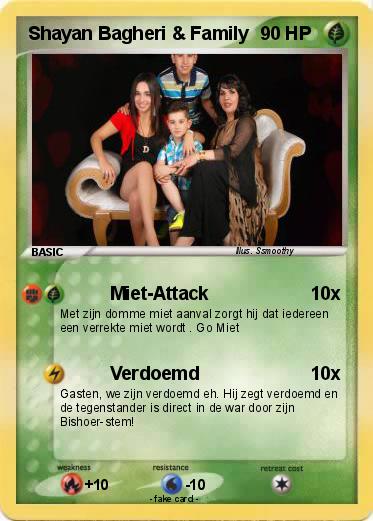 Pokemon Shayan Bagheri & Family