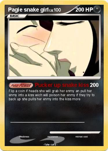 Pokemon Pagie snake girl