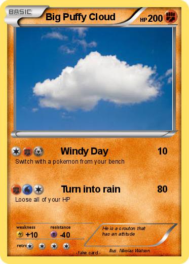 Pokemon Big Puffy Cloud