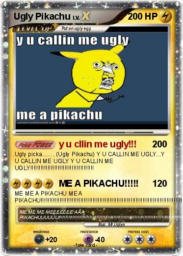 Pokemon Ugly Pikachu