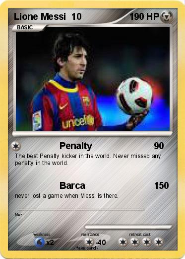 Pokemon Lione Messi  10