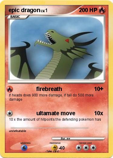 Pokemon epic dragon