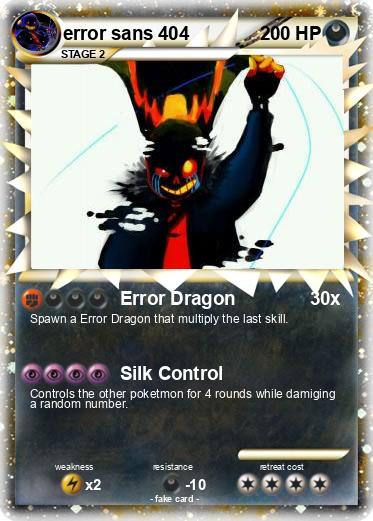 Pokemon error sans 404