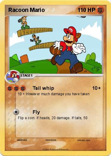 Pokemon Racoon Mario