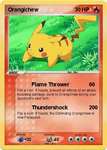 Pokemon Orangichew