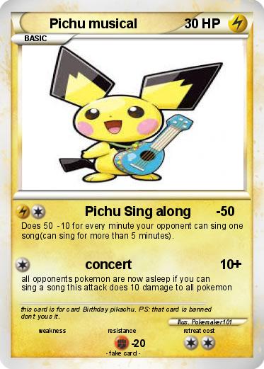 Pokemon Pichu musical