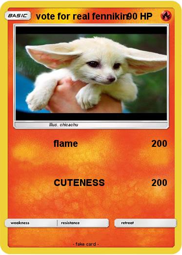 Pokemon vote for real fennikin