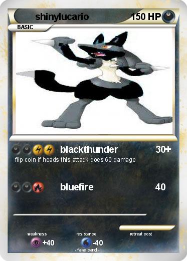 Pokemon shinylucario