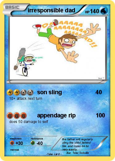 Pokemon irresponsible dad