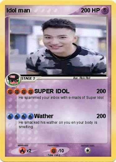 Pokemon Idol man