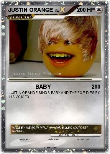 Pokemon JUSTIN ORANGE