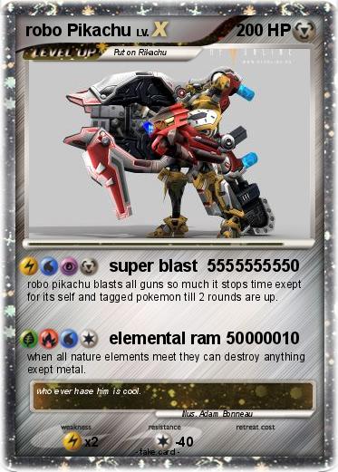 Pokemon robo Pikachu