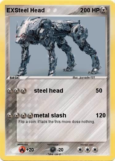 Pokemon EXSteel Head