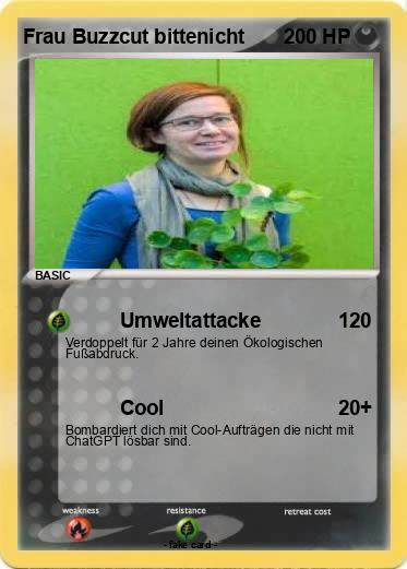 Pokemon Frau Buzzcut bittenicht