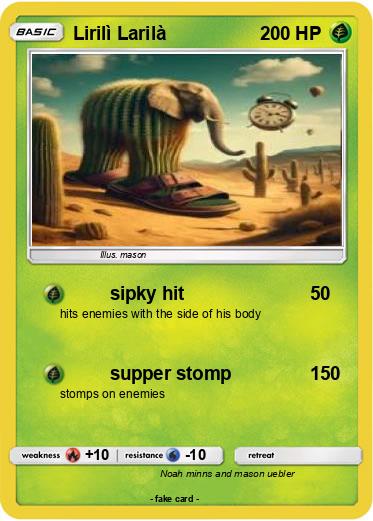 Pokemon Lirilì Larilà