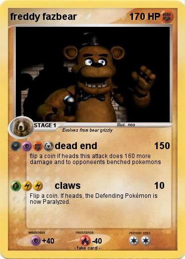 Pokemon freddy fazbear