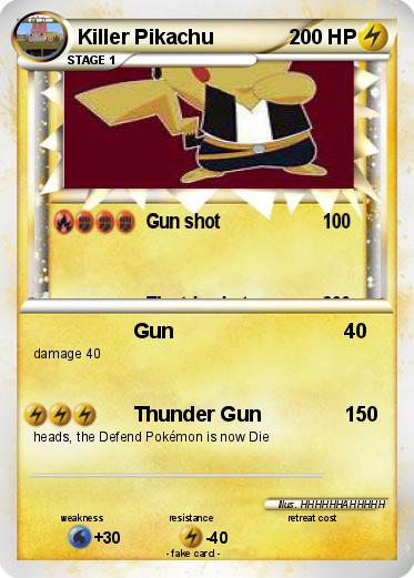 Pokemon Killer Pikachu