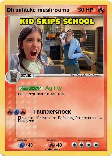 Pokemon Oh siihtake mushrooms