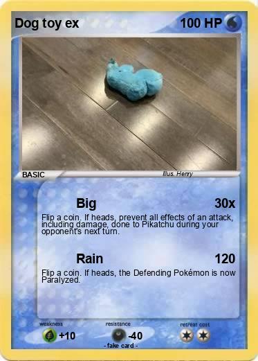 Pokemon Dog toy ex