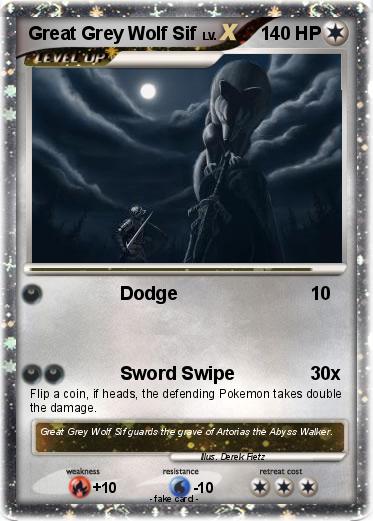 Pokemon Great Grey Wolf Sif