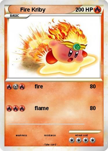 Pokemon Fire Kriby