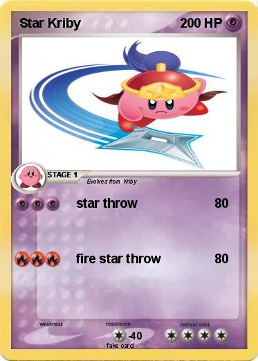 Pokemon Star Kriby