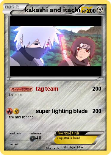 Pokemon kakashi and itachi