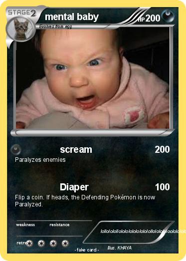 Pokemon mental baby
