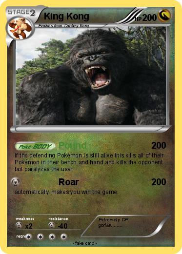 Pokemon King Kong