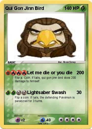 Pokemon Qui Gon Jinn Bird