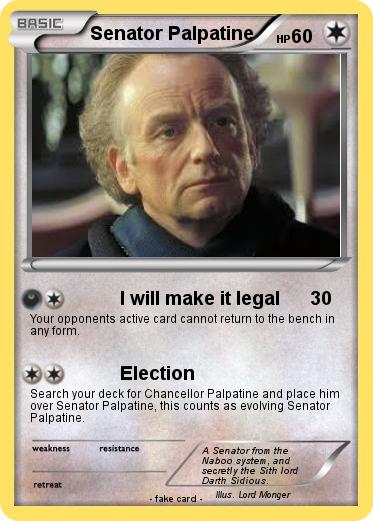 Pokemon Senator Palpatine