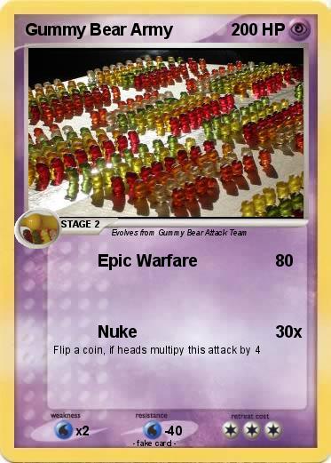 Pokemon Gummy Bear Army