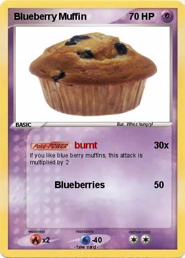 Pokemon Blueberry Muffin
