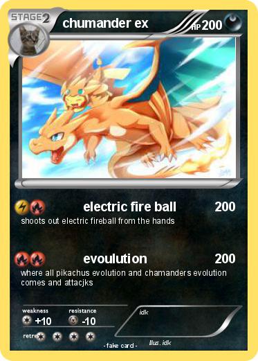 Pokemon chumander ex
