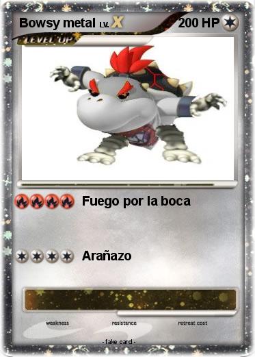 Pokemon Bowsy metal