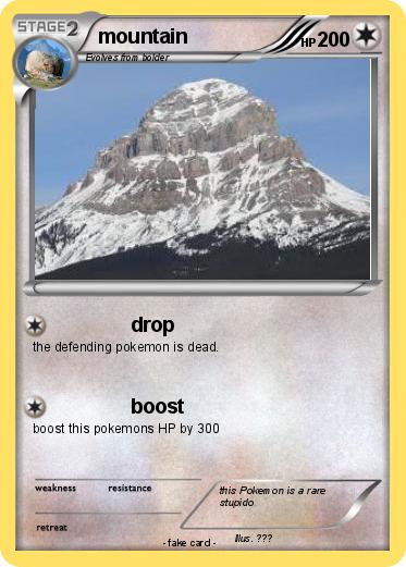 Pokemon mountain