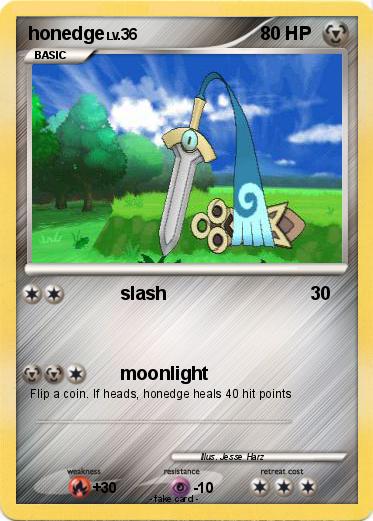 Pokemon honedge