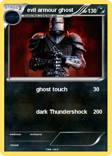 Pokemon evil armour ghost