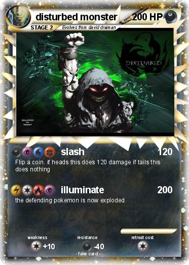 Pokemon disturbed monster