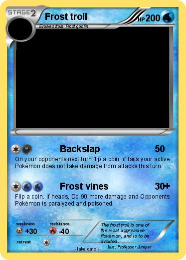 Pokemon Frost troll
