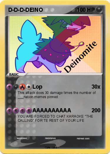 Pokemon D-D-D-DEINO