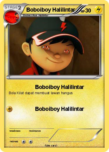 Pokemon Boboiboy Halilintar