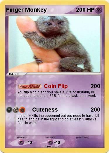 Pokemon Finger Monkey