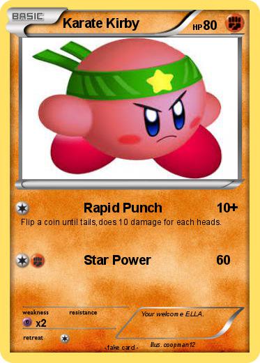 Pokemon Karate Kirby