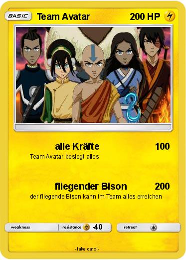 Pokemon Team Avatar